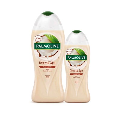 Palmolive Gourmet Spa Coconut Milk With Exotic Coconut Indulgent Shower Cream 500ml+250ml