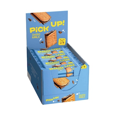 Bahlsen Pick Up Biscuits Chocolate &amp; Milk 28g x Pack of 24