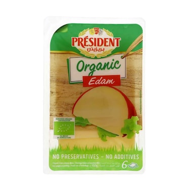 President Organic Edam Cheese Slices 150g