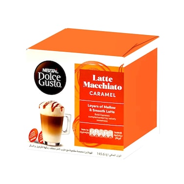نسكافيه دولتشي جوستو كراميل ماكياتو 145.6 غ