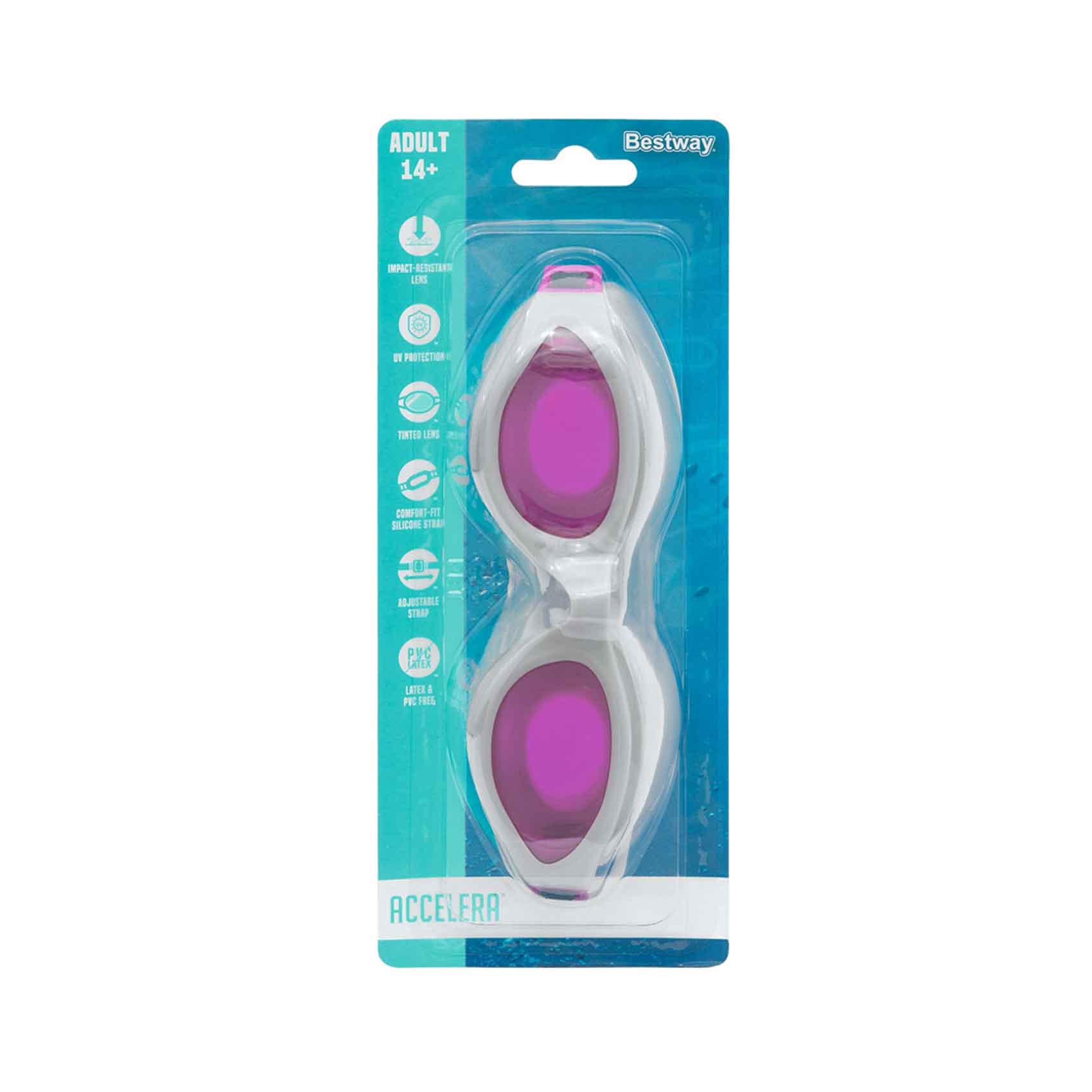 Bestway Accelera Swimming Goggles For Adult 14+ #21077