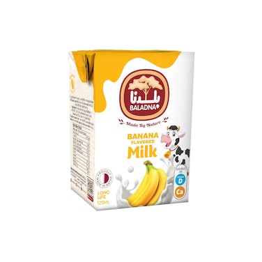 Baladna Milk Banana Flavored 125ml