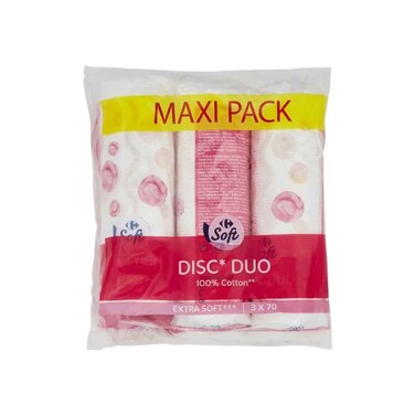 Carrefour Make-Up Remover Pads Premium Batch 70 Pads x 3's