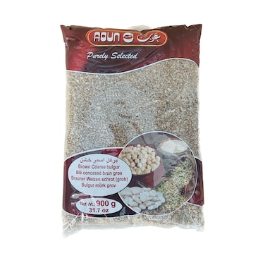 Aoun Brown Burghul Hard 900g