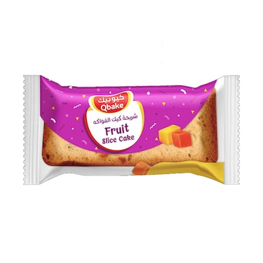 Qbake Fruit Slice Cake 70g