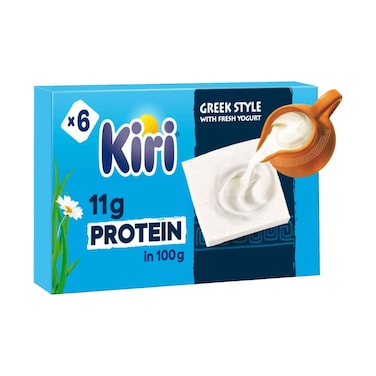 Kiri Protein Cream Cheese Squares 6 Portions, 100G