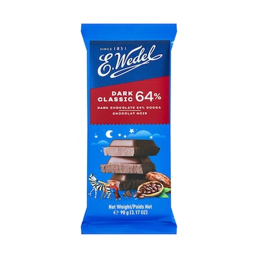 إي فيديل 64٪ كاكاو شوكولاتة داكنة 100 جرام