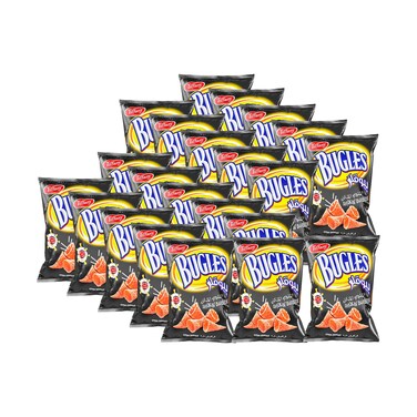 Tiffany Bugles Smokin Barbecue Crispy Corn Snacks 13g x22