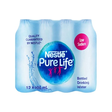 Nestle Pure Life Drinking Water 600mlx12's