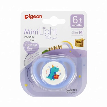 Pigeon Mini Light Pacifier Medium Assorted 6+ Months 1 Piece