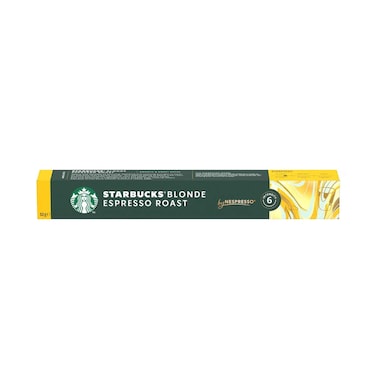 Starbucks Blonde Espresso Roast Coffee 10 Capsules 35g
