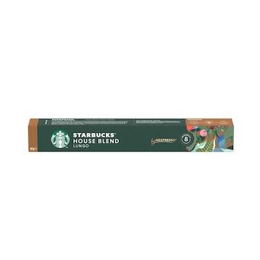 Starbucks House Medium Roast Coffee Capsules, Tube of 10, 57g