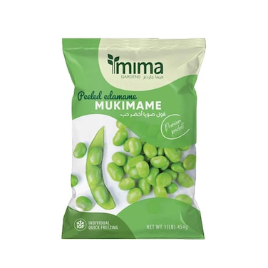 Mima Peeled Edamame 454g