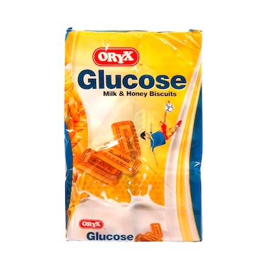 Oryx Glucose Milk &amp; Honey Biscuits 40gx12 Pieces