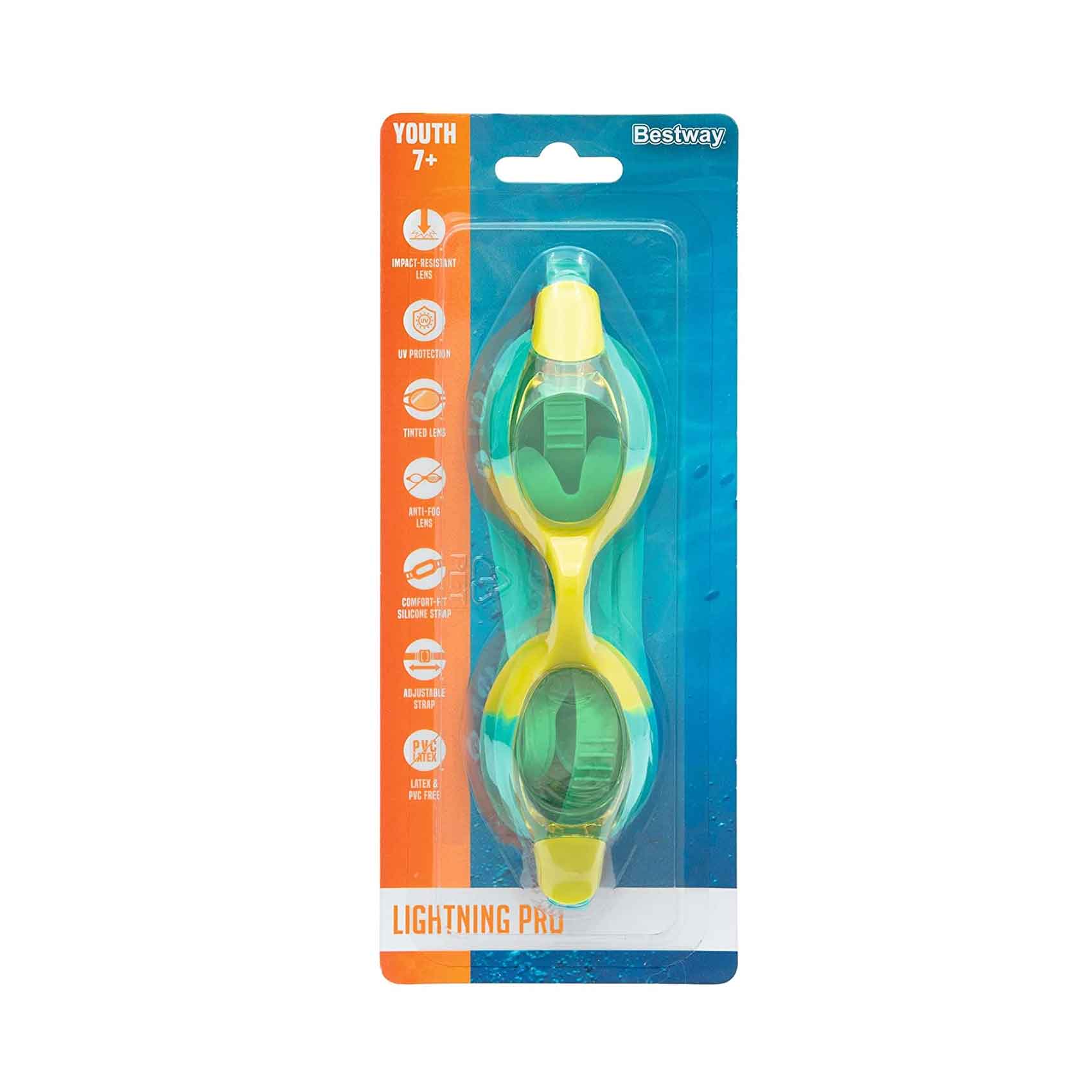 Bestway Lightning Pro Googles For Youth 7+ #21065 Assorted