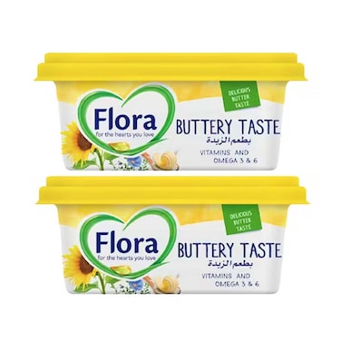 Flora Vegetable Oil Spread With Buttery Taste 500g x 2 Pieces