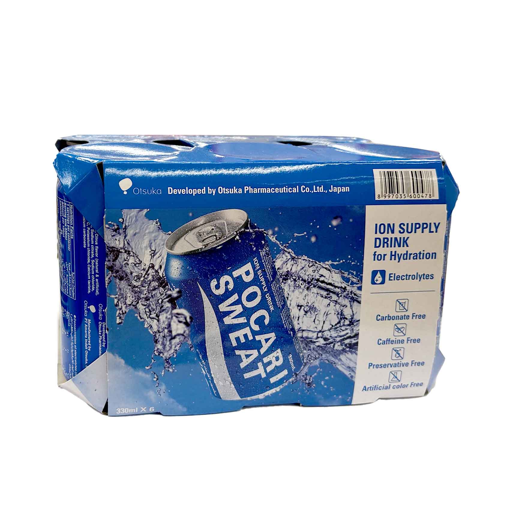 Buy Pocari Sweat Ion Supply Drink 330mlx6 Online | Carrefour Qatar
