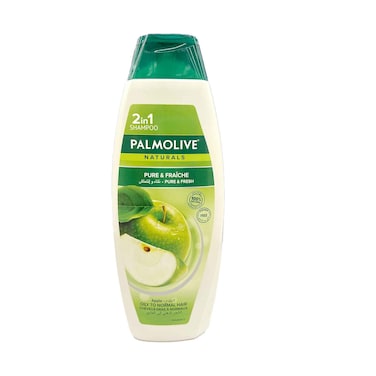 Palmolive Shampoo Pure &amp; Fresh Shampoo For Normal Hair 100% Natural Ingredients Apple 380ml