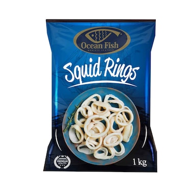 Ocean Fish Squid Rings 1kg