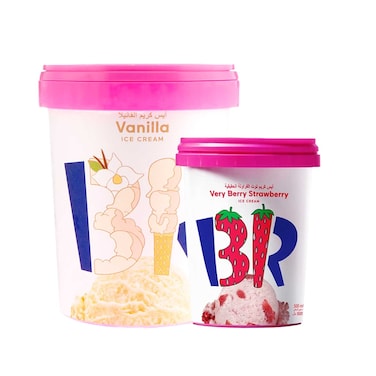 Baskin Robbins Ice Cream 1l + 500ml Assorted