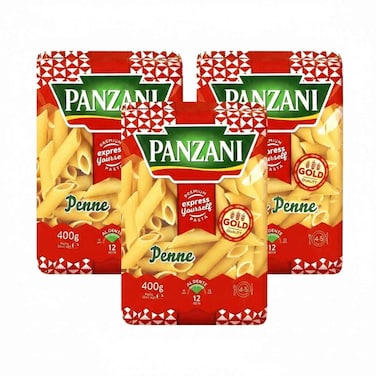 Panzani Penne Rigatte Pasta 400gx3 Pieces