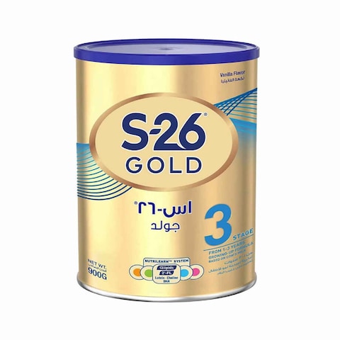 Wyeth S-26 Gold Stage 3 Vanilla Milk Powder 900g