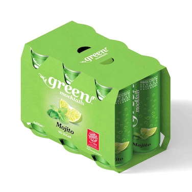 Green Mocktail Mojito Cola 330ml x6