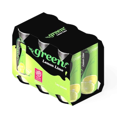 Green Lemon Lime Pack 330ml x6
