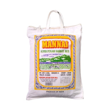 Mannai Super Punjab Basmathi Rice 5kg