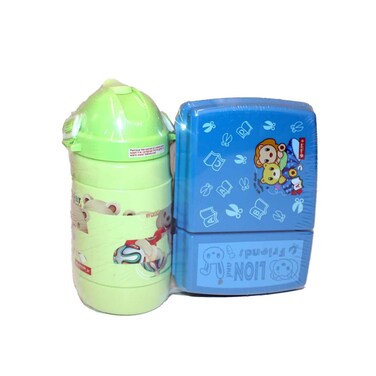 Lionstar Bottle 500ml Snap Lunch Box