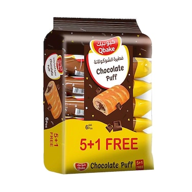 Qbake Chocolate Puff 6's 420g