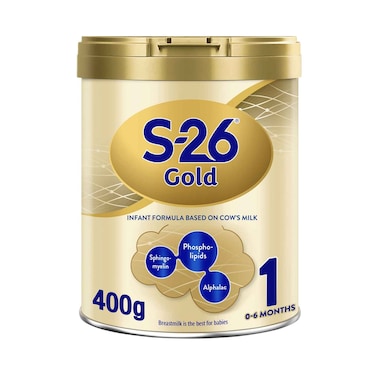 S-26 Infant Stage-1 Milk Powder White 400g
