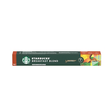 Starbucks Breakfast Blend Nespresso Medium Roast Coffee 10 Capsule 56g