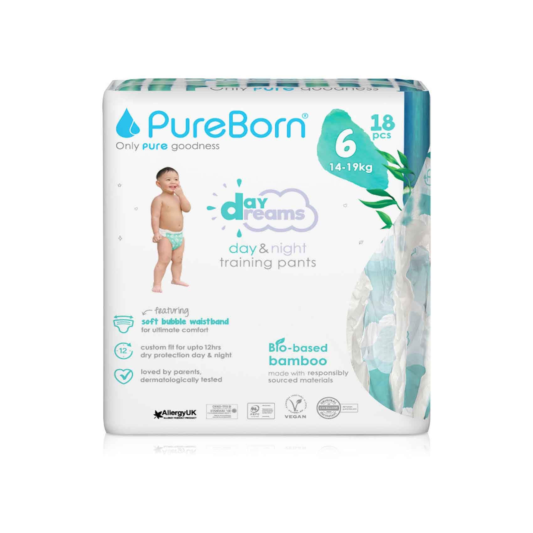 Pure Born Baby Pants No6 18's