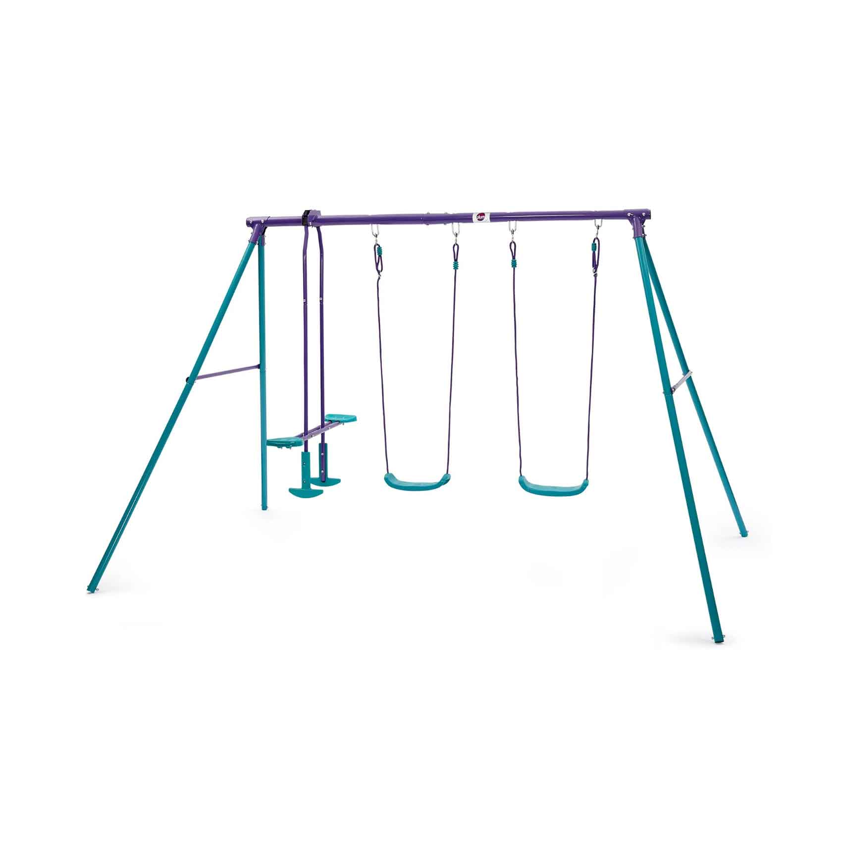 Plum Jupiter Double Swing Set Plus Extra Suppliers Delivery Installation Charge Outside Doha