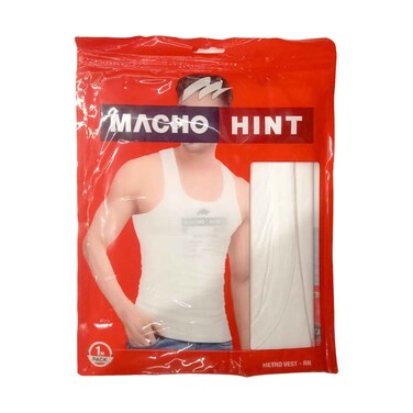Men's Vest White Medium W-85