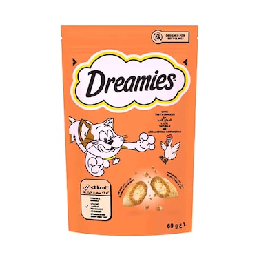 Dreamies Chicken Pet Food 60g