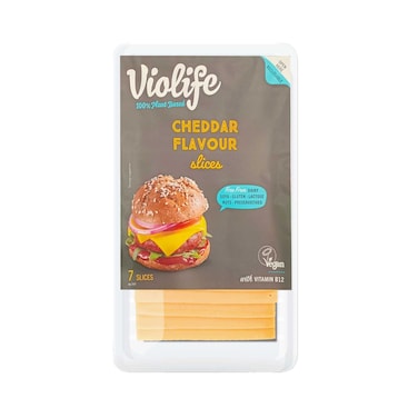 Violife Vegan Cheese Slices Cheddar 140g