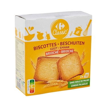 Carrefour Rusks Brioche 300g