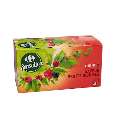 Carrefour Tea Red Berries 42.5gx25'x