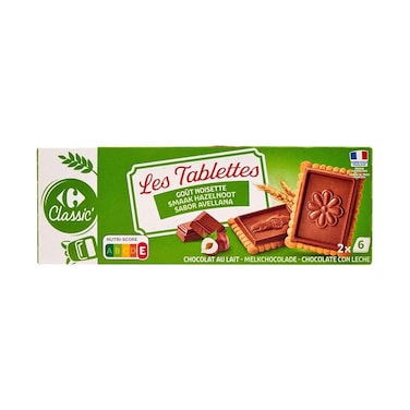 Carrefour Le Petit Milk Chocolate Hazelnuts Beurre Biscuits 150g