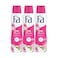Fa Deodorant Spray Pink Passion 150mlx2's + 1