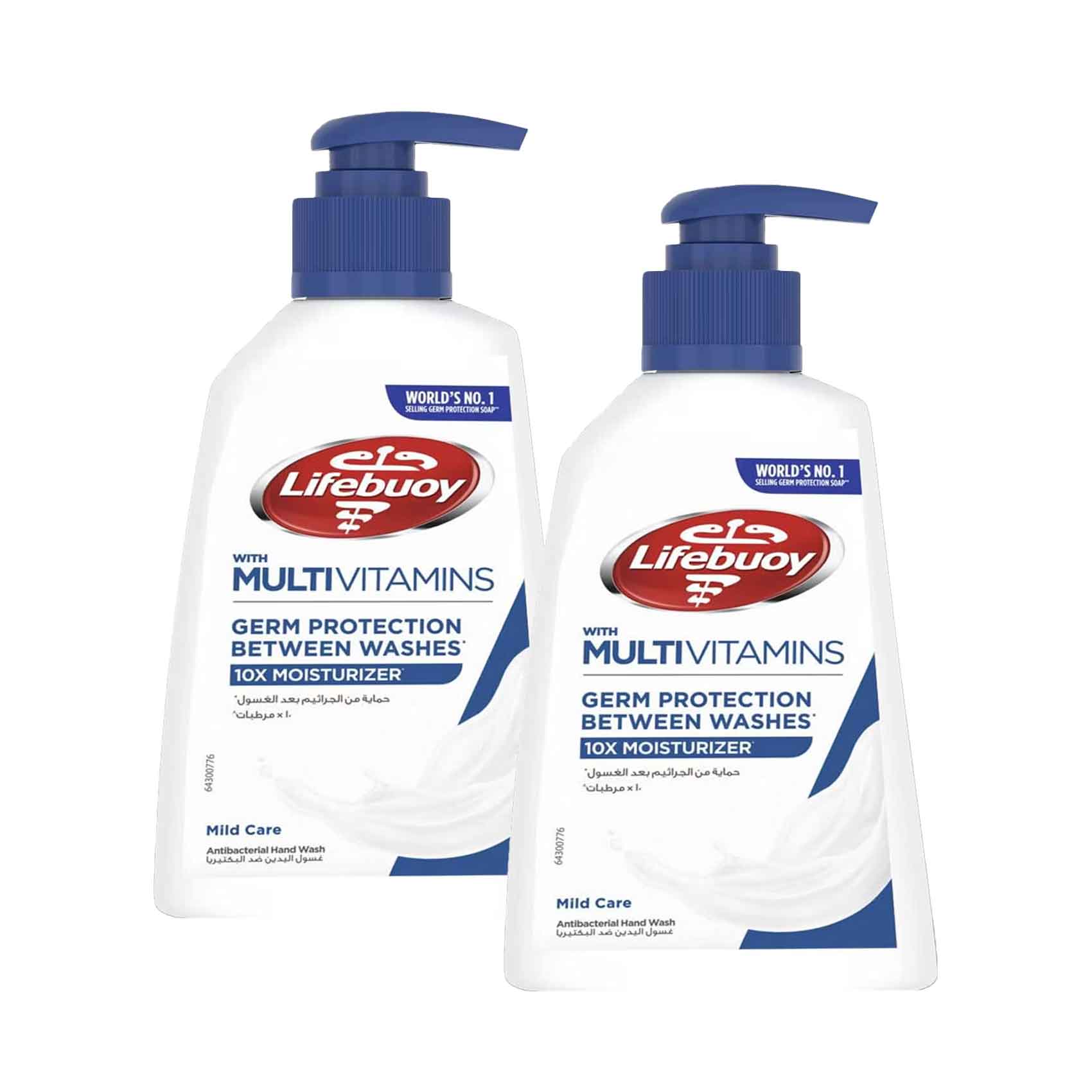 Lifebuoy Hand Wash Gentle Protection With Mild Care 200mlx2 Pieces