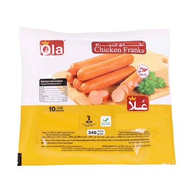 Ola Chicken Franks Sausages Halal 340g