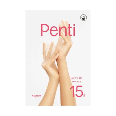 Penti Super 15 Den Matt, Sheer 500 Siyah Size Small, Black (No Refund/Exchange for Hygienic Items)