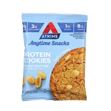 كوكيز أتكينز بروتين زبدة الفول السوداني 39 جرام