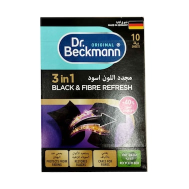 دكتور بيكمان 2 في 1 مسحوق مجدد اللون الأسود 10 قطع