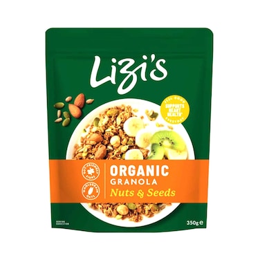 جرانولا ليزي - المكسرات والبذور العضوية - 350 غرام