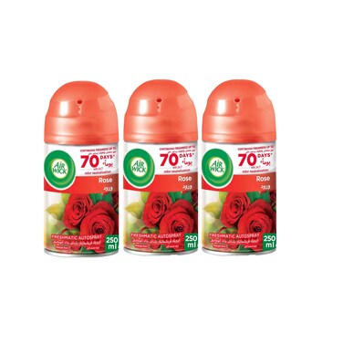 Air Wick Automatic Air Freshener Spray Refill Rose Scent 250ml