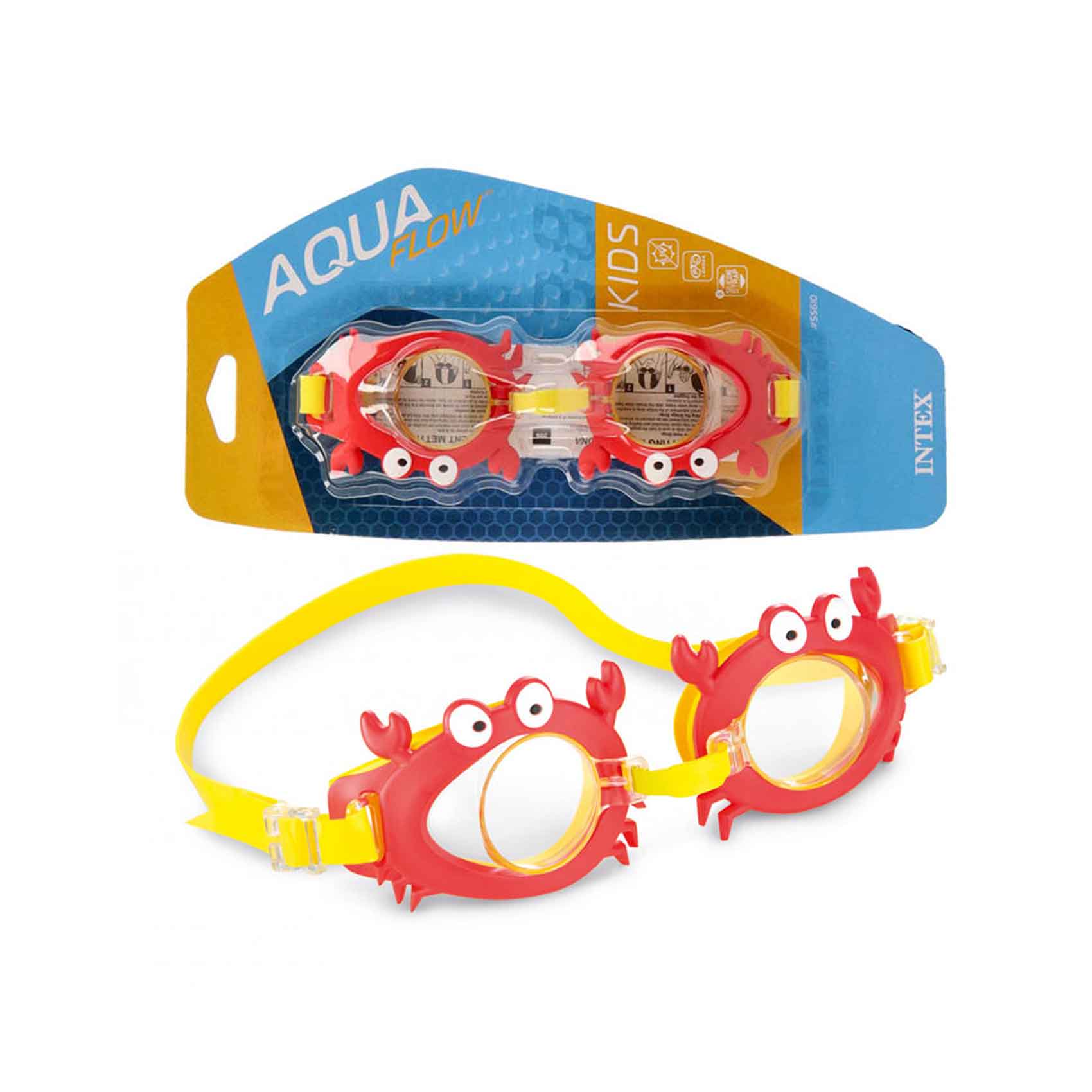 Intex Aquaflow Swimming Goggles For Kids #55610 Assorted